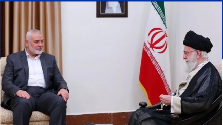 دیدار اسماعیل هنیه با رهبر معظم انقلاب اسلامی ایران