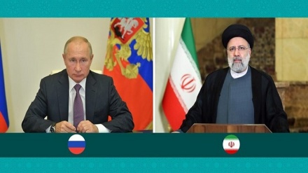 صدر ایران کی طرف سے ولادیمیر پوتین کو صدارتی انتخابات میں کامیابی پر مبارکباد