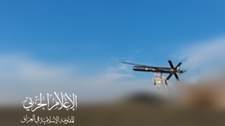 صیہونی اہداف پر عراق کی اسلامی مزاحمت کا ڈرون حملہ (ویڈیو)  