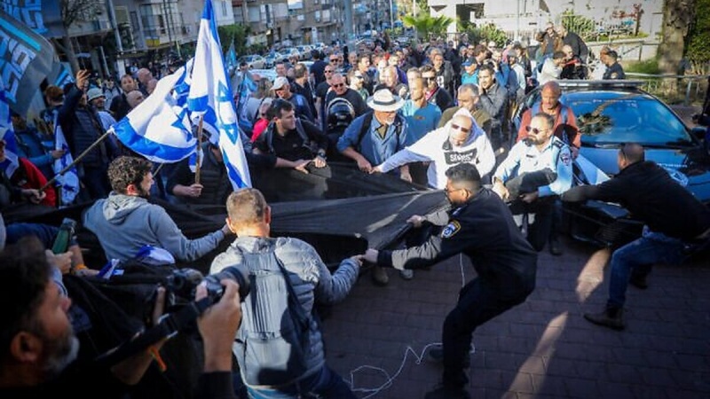 Netanyahunun kabinetinə qarşı etiraz dalğası davam edir