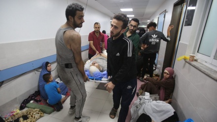 الشفا اسپتال میں صیہونی فوجیوں کی بربریت 