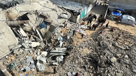 غزہ میں صیہونیوں کے ہاتھوں فلسطینیوں کا قتل عام جاری
