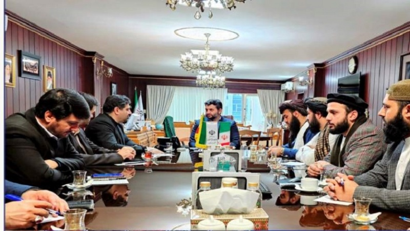 دیدار هیات وزارت تجارت طالبان با مشاور رییس جمهوری ایران
