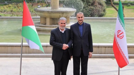 ایرانی وزیرخارجہ اور جہاد اسلامی فلسطین کے سربراہ کی ملاقات (ویڈیو)