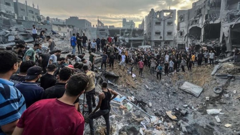غزہ پراسرائیلی بحریہ اور فضائیہ کا شدید حملہ، ہولناک مناظر ہر طرف لاشیں ہی لاشیں