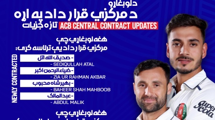 کریکت بورد افغانستان، با چند بازیکن جدید قرارداد امضا نمود