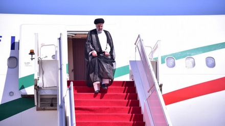 ایران کے صدر ابراہیم رئیسی کا کراچی پہنچنے پرزبردست استقبال