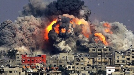 غزہ پرصیہونی جارحیت کے 199 دن  