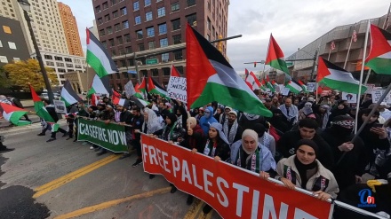 دنیا کے مختلف ملکوں میں فلسطین کی حمایت میں مظاہرے