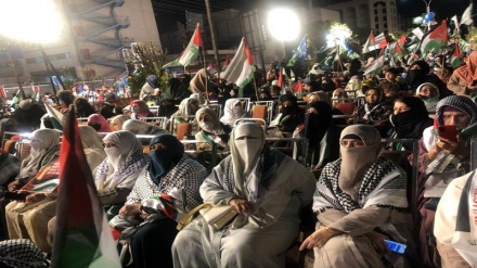 لاہور میں مظلوم فلسطینی عوام سے اظہار یکجہتی کے لئے غزہ مارچ کا انعقاد