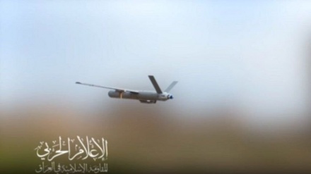 عراقی مزاحمت کے صیہونی فوجی اہداف پر ڈرون حملے