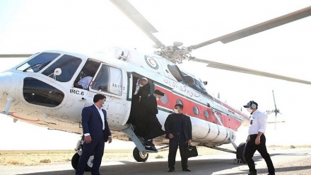 صدر رئیسی کو لے جانے والا ہیلی کاپٹر ہارڈ لینڈنگ حادثے کا شکار            