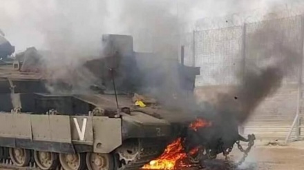 HƏMAS İsrailin iki tankını məhv etdi