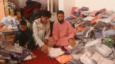 جمع آوری کمک برای سیلاب زدگان بغلان در ولایت هرات