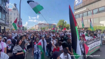 Hêrsbûna tevgerên gelanî û xwendekaran bona piştgîriya ji Xezzê