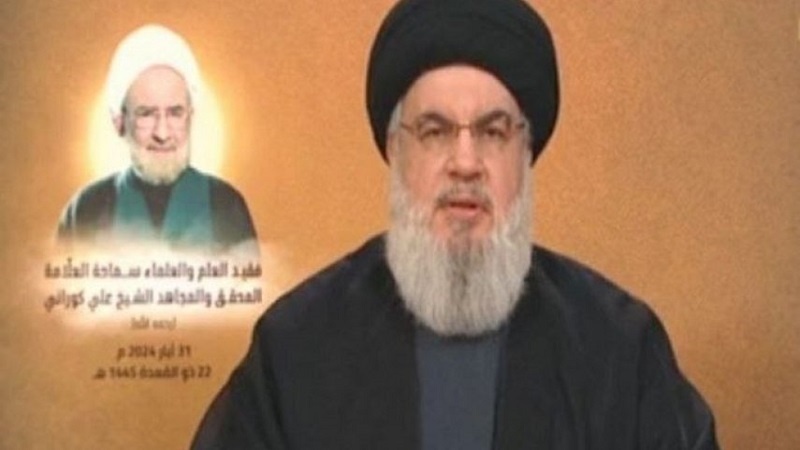 سەییدحەسەن نەسرۆڵڵا: هێشتا پەردەمان لەسەر چەکەکانمان لانەداوە/ مژاری پەلاماربۆسەر ئەلجەلیل لەسەرمیزدایە