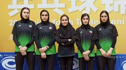 İranın qadınlardan ibarət stolüstü tennis komandası Asiya səkkizliyində 