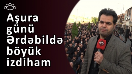 Aşura günü Ərdəbildə böyük izdiham
