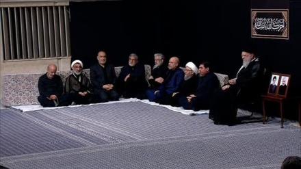 Ali Mıqamlı Rəhbərin hüzurunda əzadarlıq mərasiminin sonuncu gecəsi keçirilib