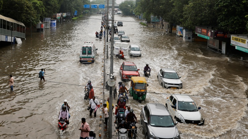 ہندوستان: بارش اور سیلاب نے بدترین تباہی مچادی