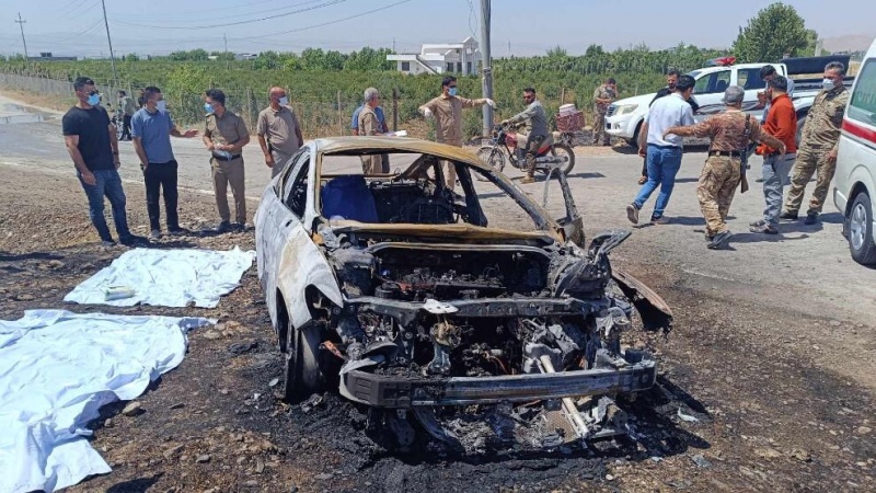 Tirkiyeyê bi xwefirrê êrişî otomobîlekê li Silêmaniyê kir