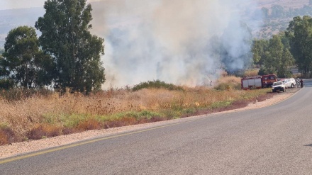 Hizbullaha Libnanê baregeheke Rejîma Siyonîst li Golana Dagirbûyî da ber mûşekan