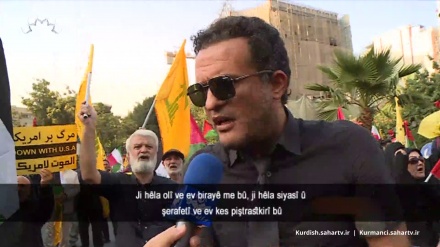 Şermezarkirina cinayetên Rejîma Siyonîst ji aliyê xelkê Îranê ve