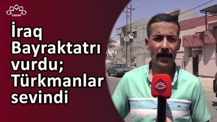 İraq Bayraktatrı vurdu; Türkmanlar sevindi