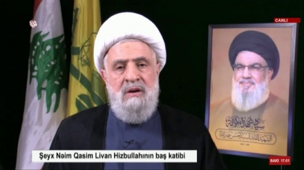 Hizbullah lideri Şeyx Nəim Qasim ilk nitqini söylədi