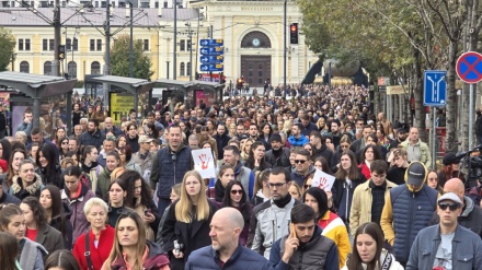 PROTESTI ZBOG TRAGEDIJE U NOVOM SADU