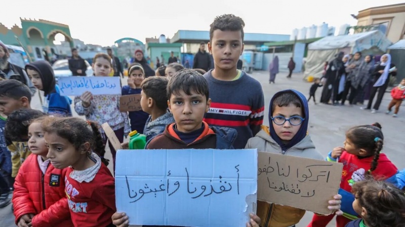 Pêhişyariya saziya Tendirustiya Cîhanî li bara rewşa qeyranî ya zarokan li Xezzê