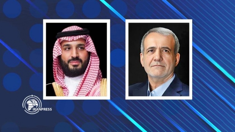 Pezeşkian və Bin Salman İran-Ərəbistan əlaqələrini müzakirə ediblər