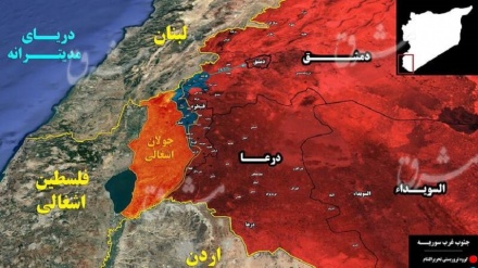 نەخشەی شومی زایۆنیەکان بۆ باشووری سووریا