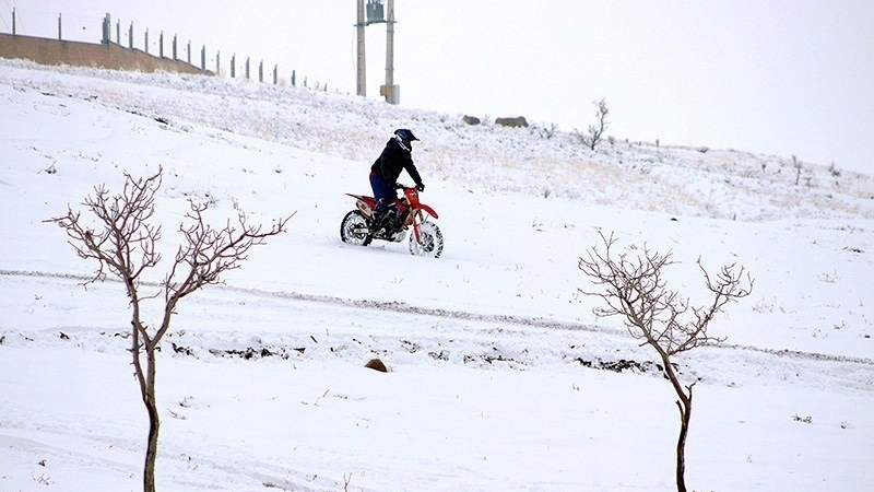 ایران کے تہران میں برفباری