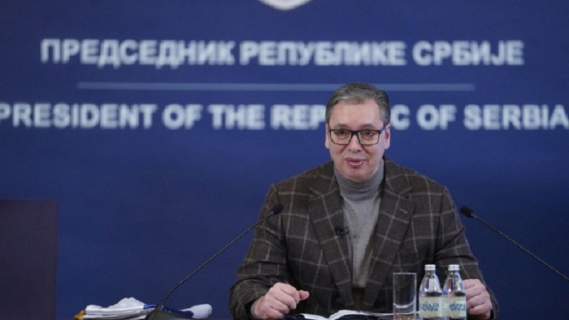 VUČIĆ UPUTIO ČESTITKU NOVOIZABRANOM PREDSJEDNIKU GRUZIJE MIHAILU KAVELAŠVILIJU