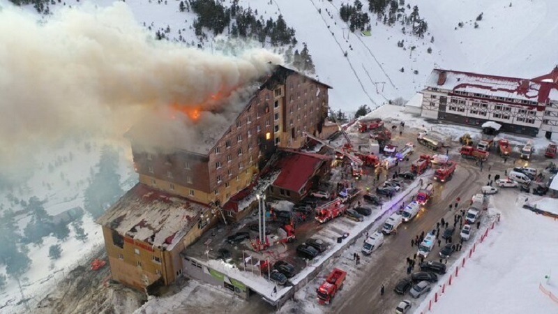 Agirpêketina hotêlekê li Tirkiyê