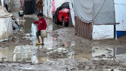 Bi hezaran kon di encama rabûna lehiyê di bin avê de man