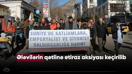 Türkiyədə ələvilərin qətlinə etiraz aksiyası keçirilib