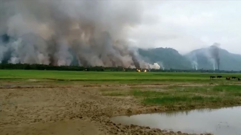 DESECI UBIJENIH U BOMBARDOVANJU MUSLIMANSKOG SELA OD STRANE VOJSKE MJANMARA