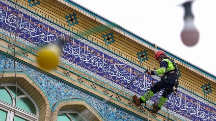 Jêbirina tep û toza mizgeftan di bere berê meha pîroz a Remezanê da - Tehran