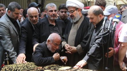 د لبنان په سویل کې د شهید سیدهاشم صفي الدین جنازه