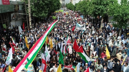 د قدس په نړیواله ورځ د نړۍ د خلکو لاریون 