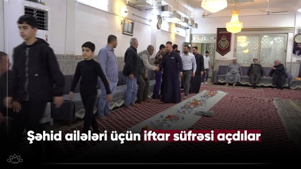 Şəhid ailələri üçün iftar süfrəsi açdılar