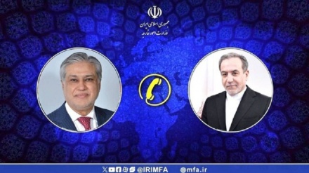 علاقے کے حالات پر ایران اور پاکستان کے وزرائے  خارجہ کی ٹیلیفونی گفتگو