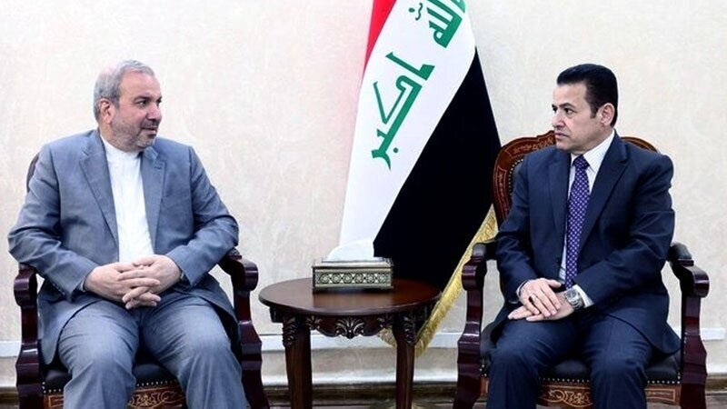 Hevdîtina balyozê Îranê bi şêwirmendê ewlehiya netewî ya Iraqê