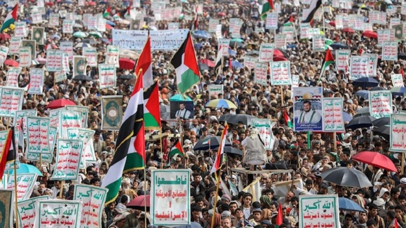 یمن کے عوام نے فتح کا منایا جشن، امریکا کے بعد اب اسرائیل کی باری
