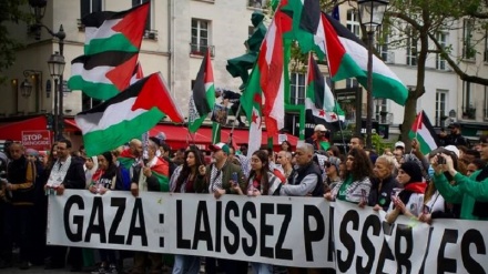 Xwenîşandana li hember êrişên Siyonîstan ser Xezzê