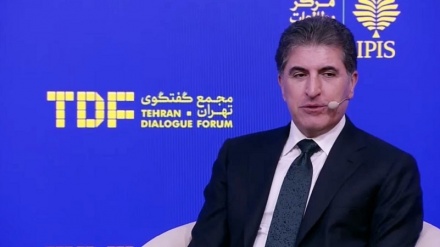 وتاردانی سەرۆکی هەرێمی کوردستانی عێراق لە کـۆڕی دیالۆگی تاران