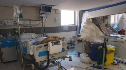 پەلاماری ڕژێمی زایۆنی بۆ سەر نەخۆشخانەی فارابی کرماشان