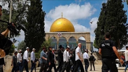 مسجد الاقصیٰ پر حملہ کرنے کی صیہونی اپیلیں مقدسات کے خلاف ایک خطرناک جنگ؛ حماس 